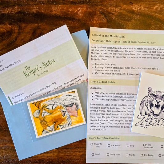 The Keeper's Notes Mail Club